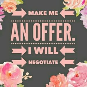 MY CLOSET IS 100% NEGOTIABLE!!